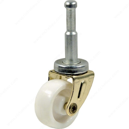 Madico 12 in LightDuty Furniture Caster Black Plastic F43331